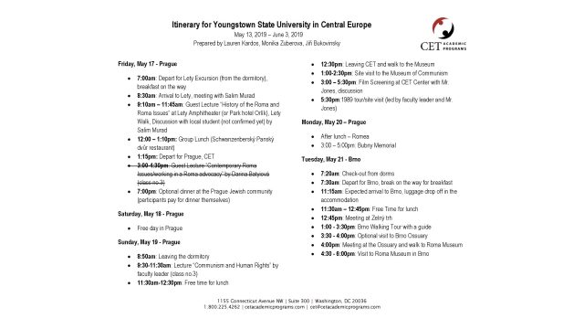 Holocaust and Human Rights Itinerary
