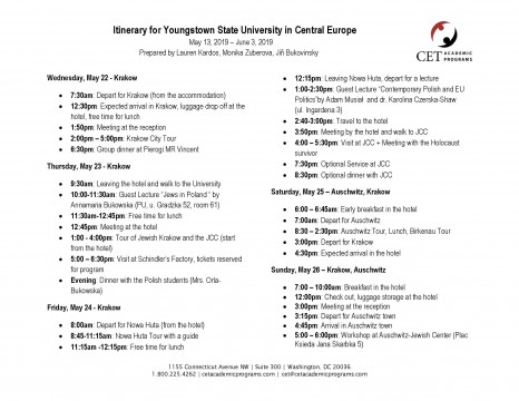 Holocaust and Human Rights Itinerary