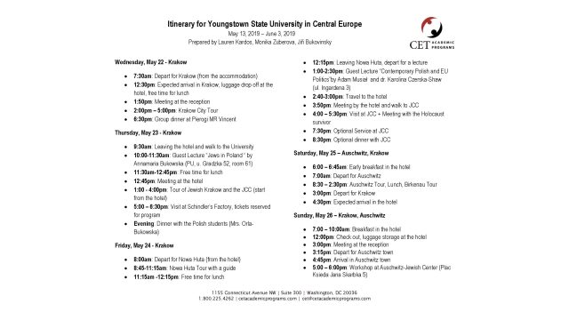 Holocaust and Human Rights Itinerary