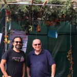 Dr. Labendz and Dr. Fuller in front of the Sukkah Dr. Labendz and Dr. Fuller in front of the Sukkah